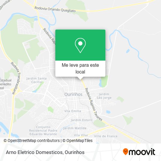 Arno Eletrico Domesticos mapa