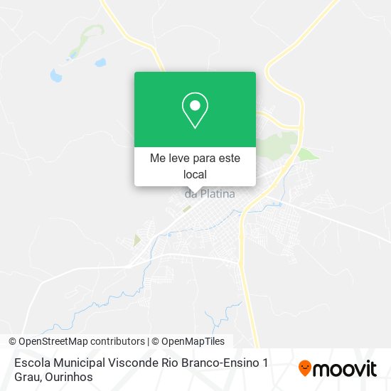 Escola Municipal Visconde Rio Branco-Ensino 1 Grau mapa