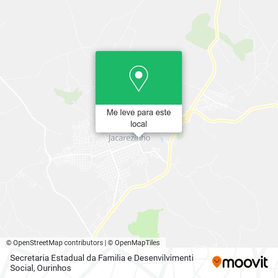Secretaria Estadual da Familia e Desenvilvimenti Social mapa
