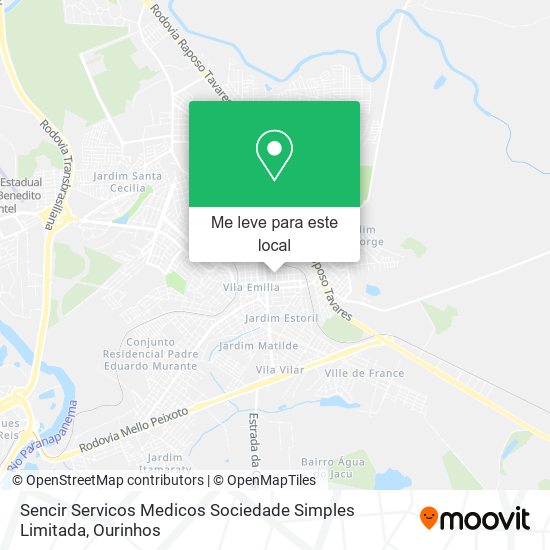 Sencir Servicos Medicos Sociedade Simples Limitada mapa