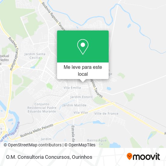 O.M. Consultoria Concursos mapa