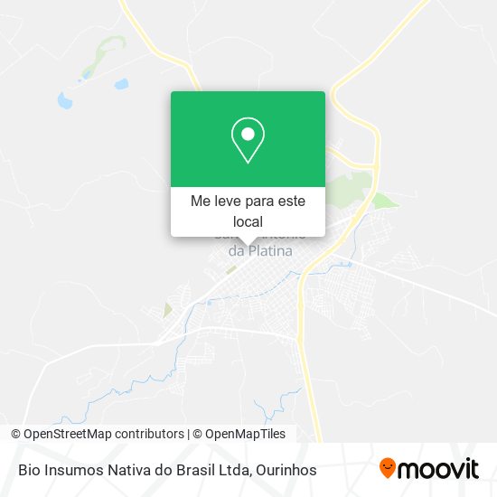 Bio Insumos Nativa do Brasil Ltda mapa