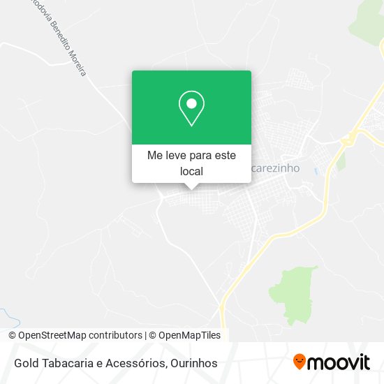 Gold Tabacaria e Acessórios mapa