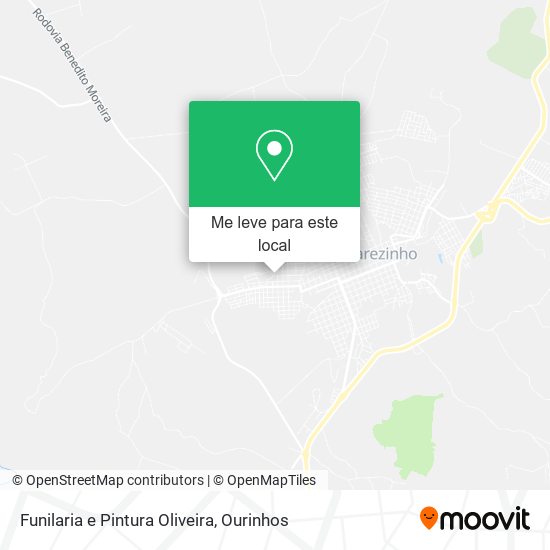 Funilaria e Pintura Oliveira mapa