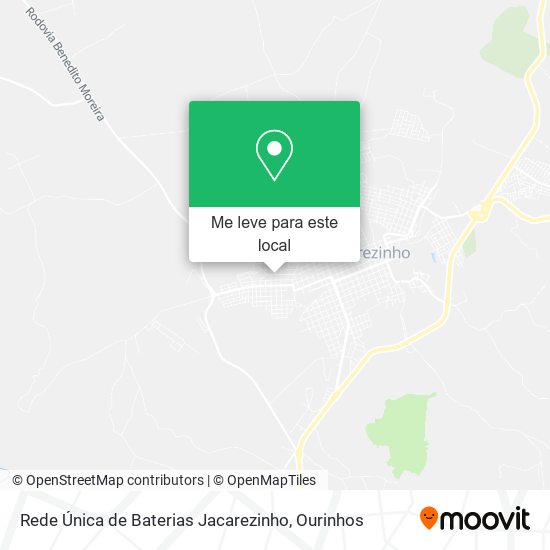 Rede Única de Baterias Jacarezinho mapa