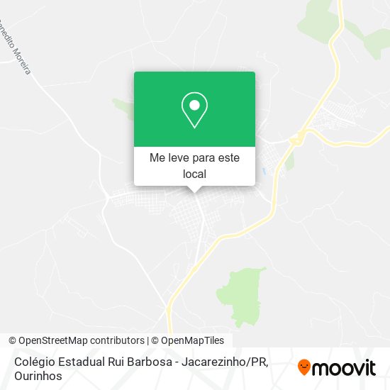 Colégio Estadual Rui Barbosa - Jacarezinho / PR mapa