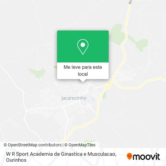 W R Sport Academia de Ginastica e Musculacao mapa