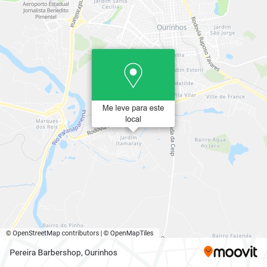 Pereira Barbershop mapa