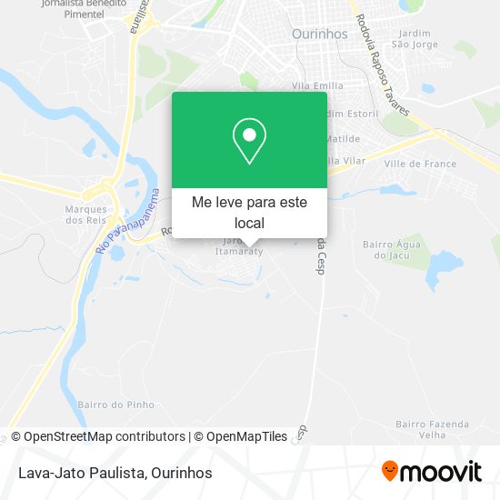 Lava-Jato Paulista mapa