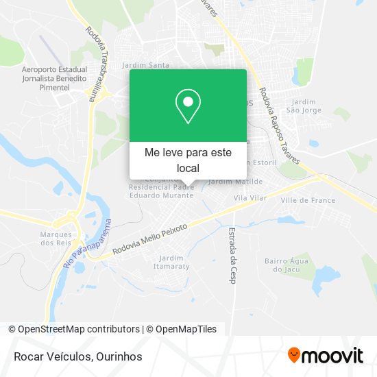 Rocar Veículos mapa