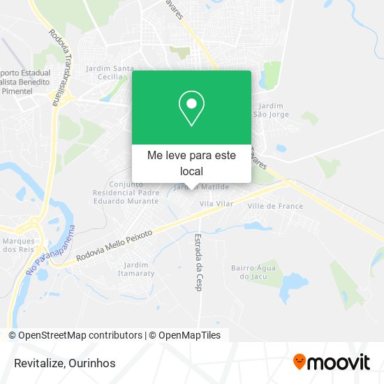 Revitalize mapa