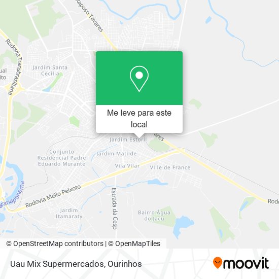 Uau Mix Supermercados mapa