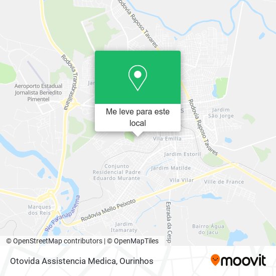 Otovida Assistencia Medica mapa