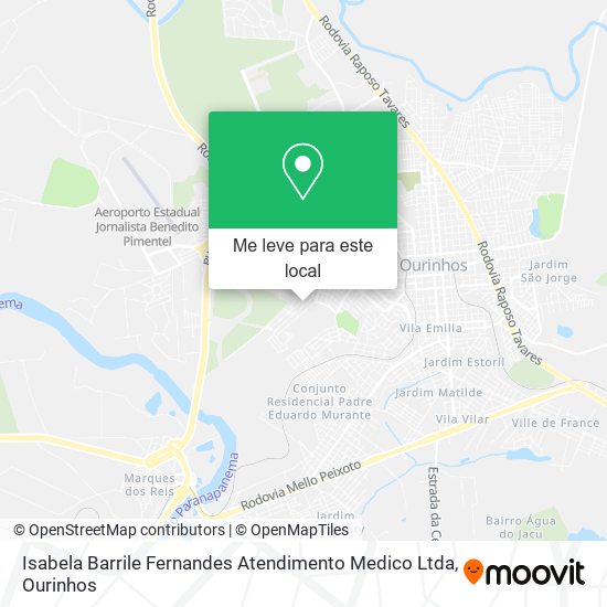 Isabela Barrile Fernandes Atendimento Medico Ltda mapa