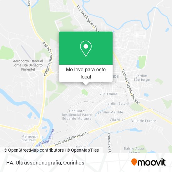 F.A. Ultrassononografia mapa
