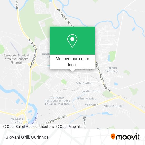 Giovani Grill mapa