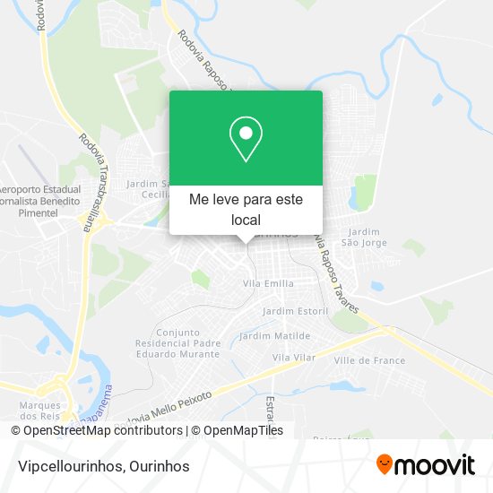 Vipcellourinhos mapa
