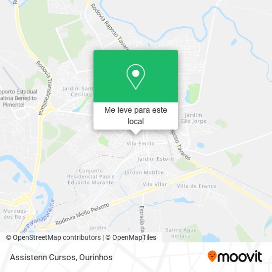 Assistenn Cursos mapa