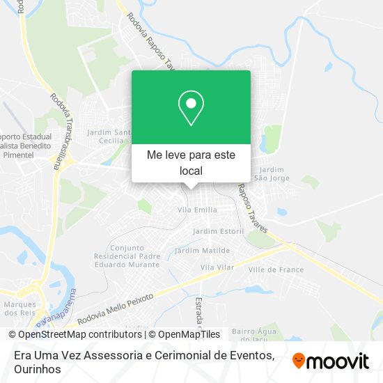 Era Uma Vez Assessoria e Cerimonial de Eventos mapa