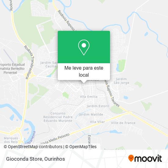 Gioconda Store mapa