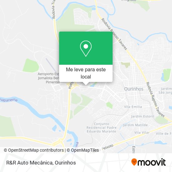 R&R Auto Mecânica mapa