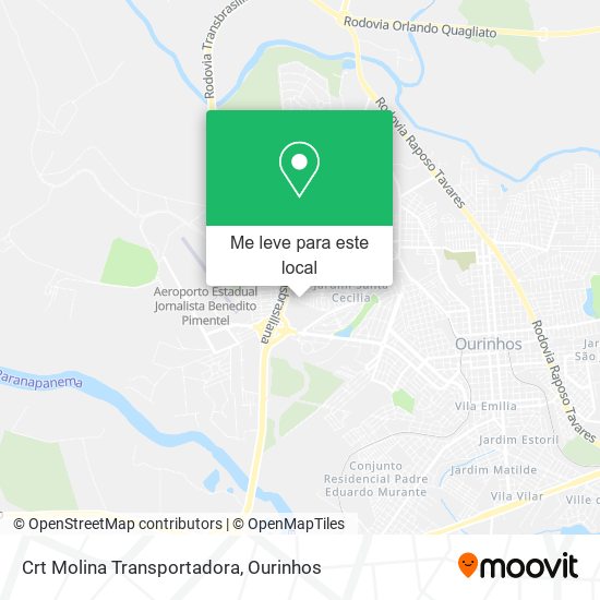 Crt Molina Transportadora mapa