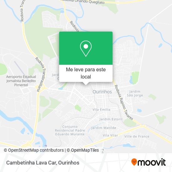 Cambetinha Lava Car mapa