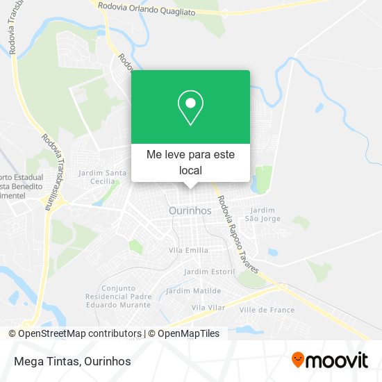 Mega Tintas mapa