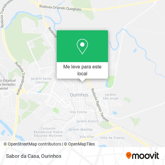 Sabor da Casa mapa