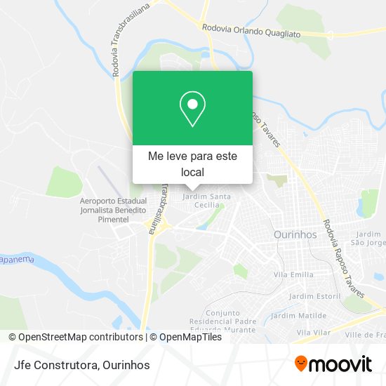 Jfe Construtora mapa