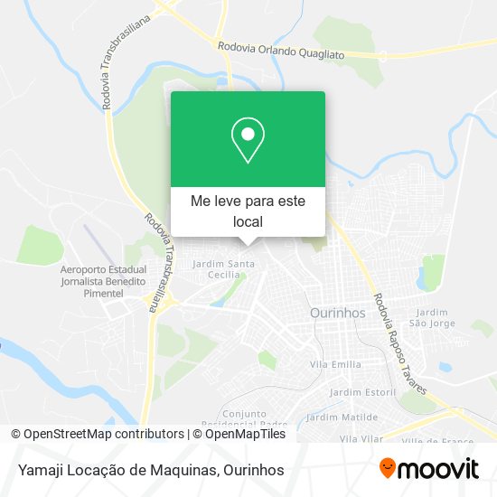 Yamaji Locação de Maquinas mapa