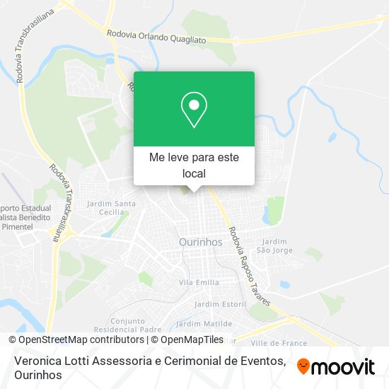 Veronica Lotti Assessoria e Cerimonial de Eventos mapa
