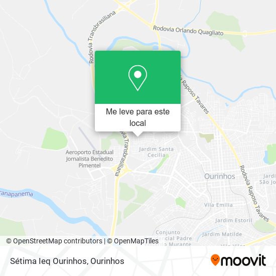 Sétima Ieq Ourinhos mapa