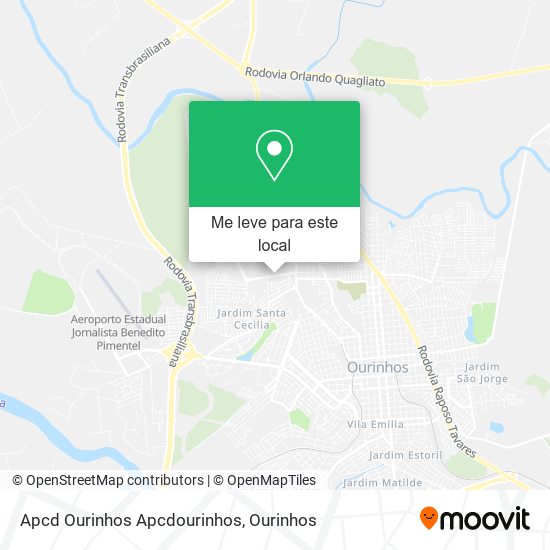 Apcd Ourinhos Apcdourinhos mapa