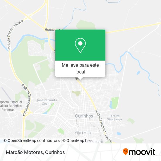 Marcão Motores mapa