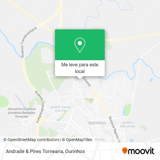 Andrade & Pires Tornearia mapa