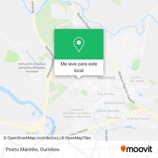 Posto Marinho mapa