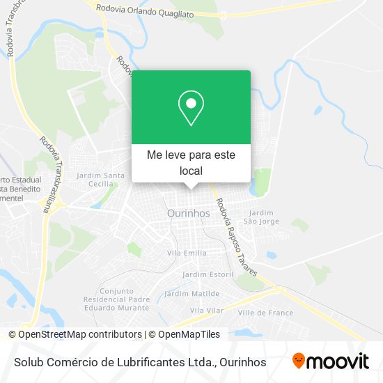 Solub Comércio de Lubrificantes Ltda. mapa