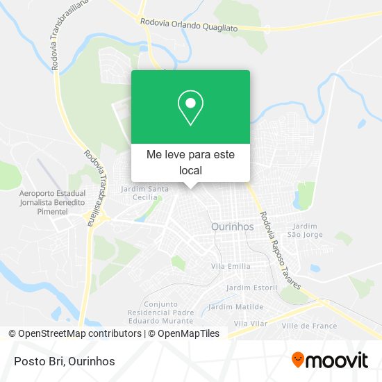 Posto Bri mapa