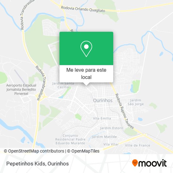 Pepetinhos Kids mapa