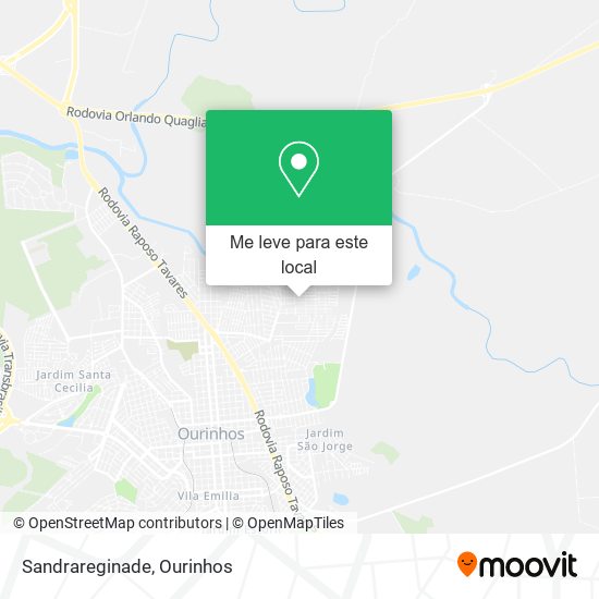 Sandrareginade mapa