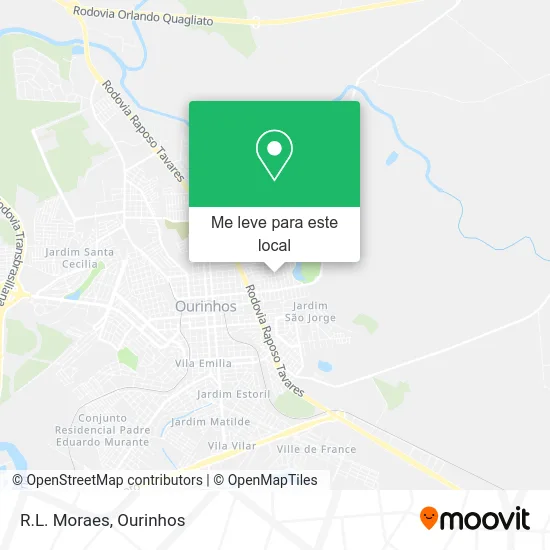 R.L. Moraes mapa