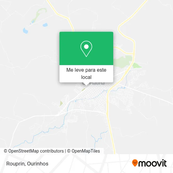 Rouprin mapa
