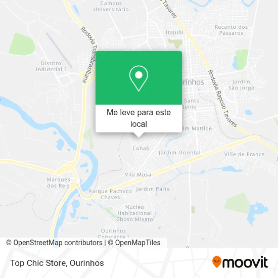 Top Chic Store mapa