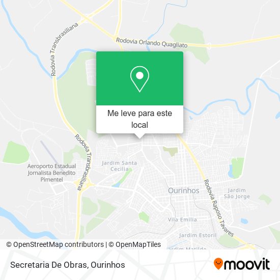 Secretaria De Obras mapa