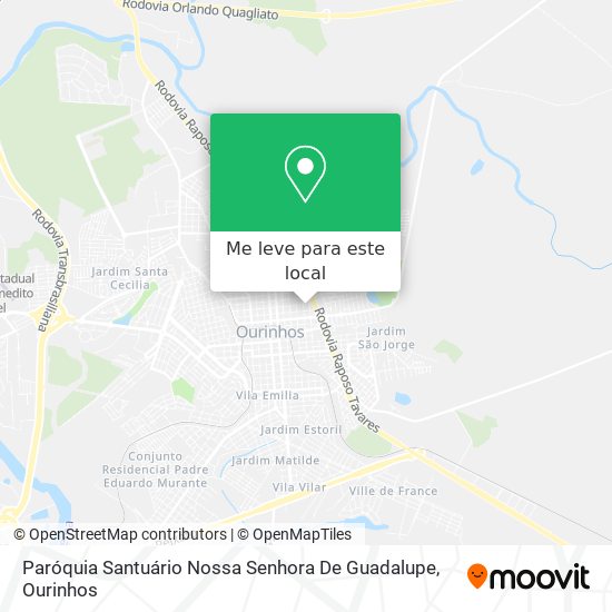 Paróquia Santuário Nossa Senhora De Guadalupe mapa