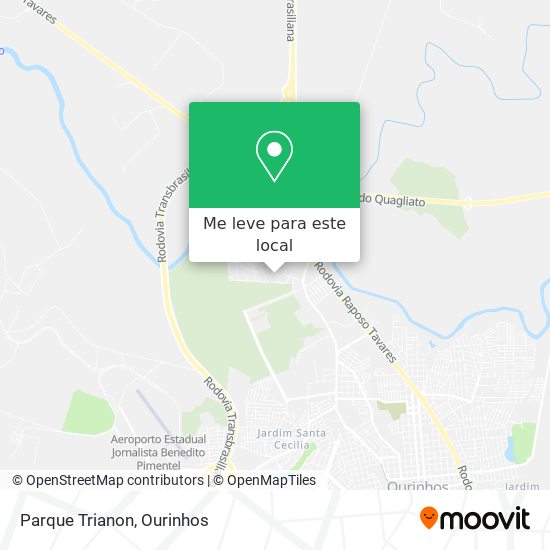 Parque Trianon mapa