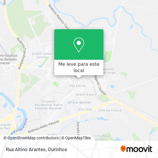 Rua Altino Arantes mapa