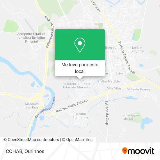 COHAB mapa
