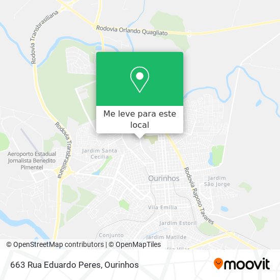 663 Rua Eduardo Peres mapa